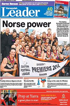 Maroondah Leader - September 23rd 2014